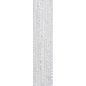 White 16mm soft textured mesh ribbon by Berisfords - flame