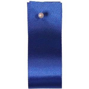 Double Satin Ribbon By Berisfords Ribbons: Dark Royal (Col 243) - 3mm - 70mm widths