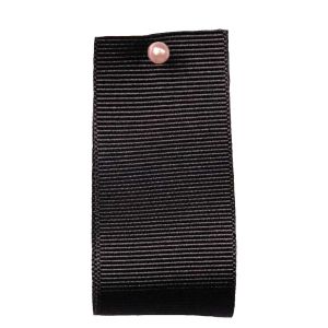 Grosgrain Ribbon Colour: BLACK 9725 - widths 6mm-10mm-16mm-25mm- 40mm 