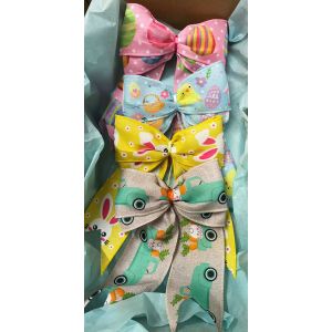 Box Of Four Hand Made Easter Bows - Large