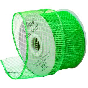 Green Deco Mesh Ribbon