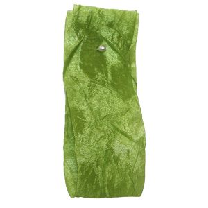 Crushed Silk Style Ribbon 38mm x 20m Col: Grass Green