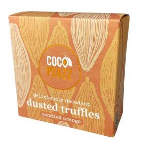 Dusted Truffles candied orange flavour by Coco Pzazz
