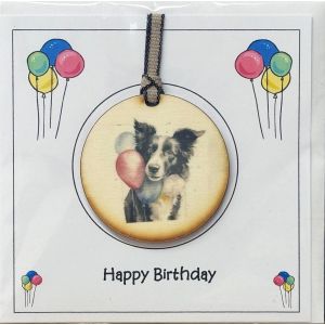 Birthday Card With Sheep & Flower Basket Design