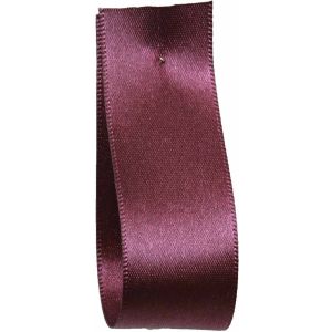 Shindo Double Satin Ribbon Dark Burgundy (Col:056) - 3mm - 38mm widths