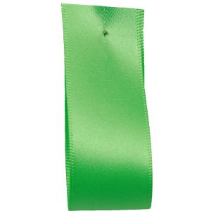 Shindo Double Satin Ribbon Bright Green (Col: 114) - 3mm - 38mm widths