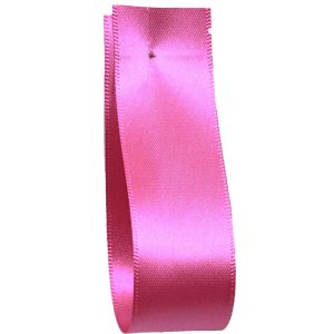 Shindo Double Satin Ribbon Shocking Pink (Col: 121) - 3mm - 50mm widths