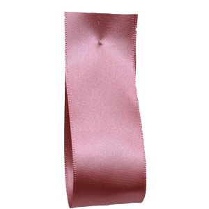 Shindo Double Satin Ribbon Dusky Rose (Col: 020) - 3mm - 50mm widths