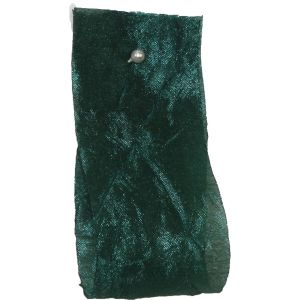 Crushed Silk Style  Ribbon 38mm x 20m Col: Bottle