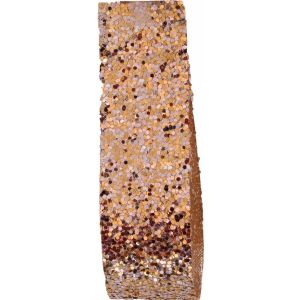 Gold and silver Glitter ribbon in a 25mm width