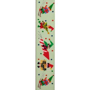 Mint Green Santas Elves Ribbon