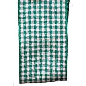 Hunter green Gingham Ribbon By Berisfords Ribbons