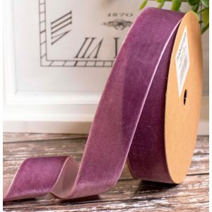 Blush Rose Velvet Ribbon In A Wide Range Of Widths