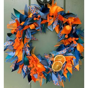 Orange Themed Wreath kit
