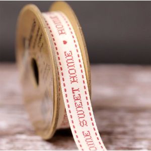 Red Home Sweet Home 15mm x 4m 