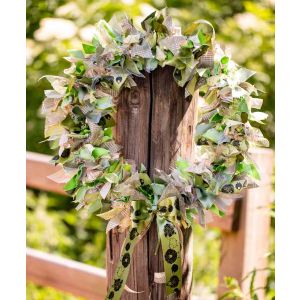 Our Shades Of Nature Sheep Themed Ribbon Wreath Kit