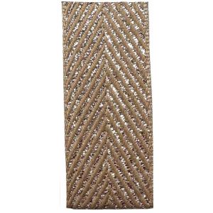 silver zig zag christmas ribbon article 60170