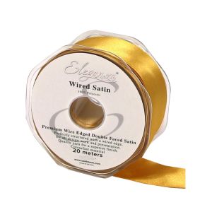 Forest green Wired Satin Ribbon