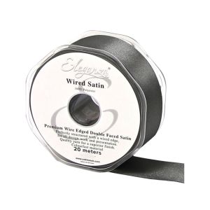Forest green Wired Satin Ribbon
