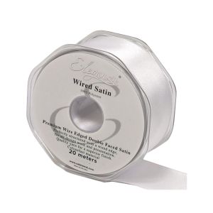 Forest green Wired Satin Ribbon