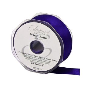 Forest green Wired Satin Ribbon