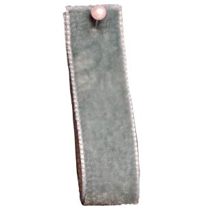 Velvet Ribbon By Berisfords Col: Dolphin 9924 - available in 9mm - 50mm widths