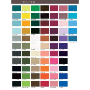 velvet shade card - Berisfords velvet ribbon article 1025