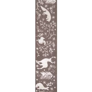 Wildwood Christmas Ribbon in Smokey Grey