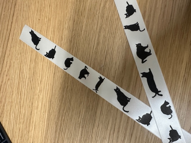 Message about new printed ribbon designs